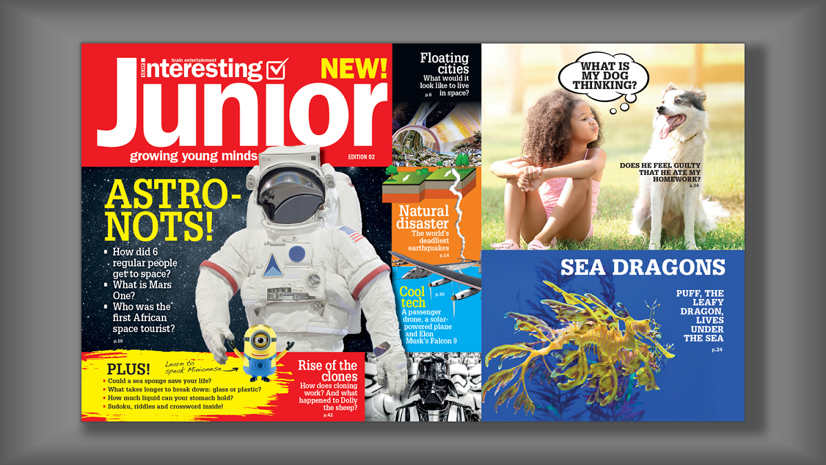 Meet the new Very Interesting Junior magazine: edutainment for kids and tweens